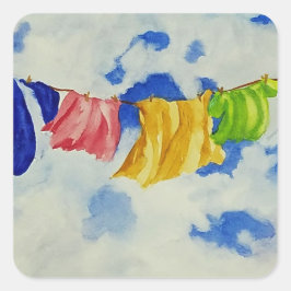 洗濯物干しアウトドア スクエアシール