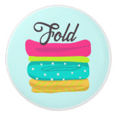 洗濯物折り畳みタオル セラミックノブ (正面)