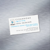 洗濯物清掃サービス マグネット名刺 (インサイチュ)
