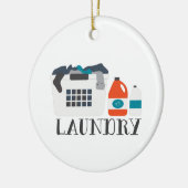 洗濯物 セラミックオーナメント (左)