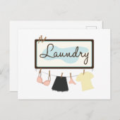 洗濯物 ポストカード (正面/裏面)