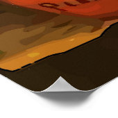 洗濯物、ヴィンテージの少年の洗濯槽。 ポスター (角)