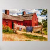 洗濯物 – 服飾ライン ポスター (正面)