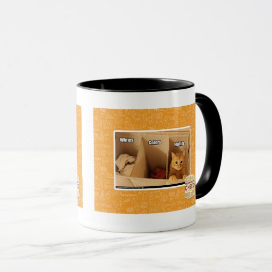 洗濯猫 マグカップ (正面右)