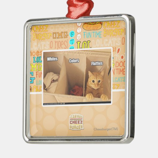 洗濯猫 メタルオーナメント (左)