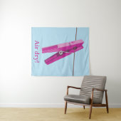 洗濯用の洗濯ラインペグ タペストリー (インサイチュ(横))