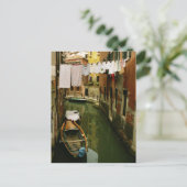 洗濯用ヴェネツィア運河はがき ポストカード (スタンド正面)
