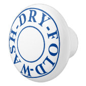 洗濯用乾いた折り畳み – ランドリールームセラミックノブ セラミックノブ (右)