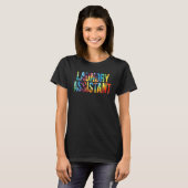 洗濯補助鑑賞日絞り染め女性F Tシャツ (正面フル)