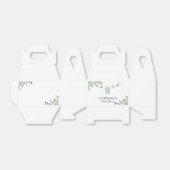 洗濯青い緑の赤ちゃんシャワー フェイバーボックス (折り畳みなし)