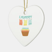 洗濯 セラミックオーナメント (左)