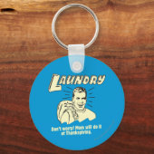 洗濯:母の感謝祭を心配しない キーホルダー (正面)