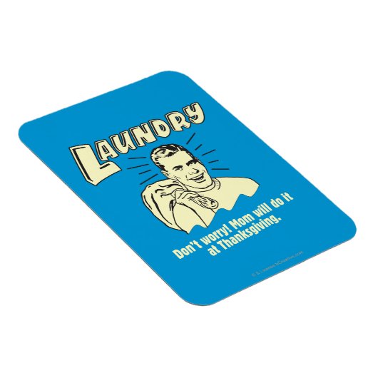 洗濯:母の感謝祭を心配しない マグネット (右側)