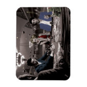 洗王室の流 マグネット (縦)