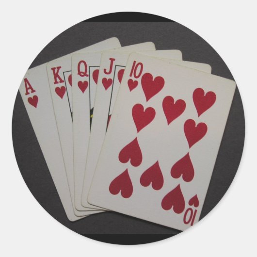 洗王室の流 ラウンドシール (正面)