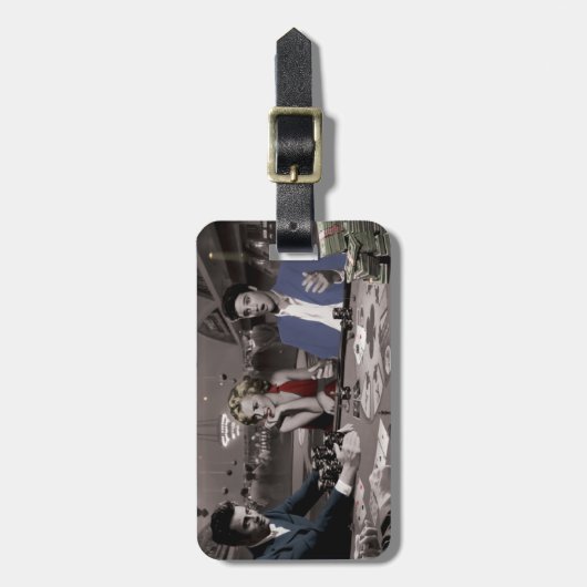 洗王室の流 ラゲッジタグ (正面縦)