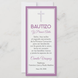 洗礼と第1誕生日ミニマリストのブックマーク