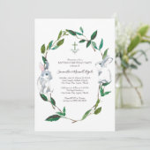 洗礼と誕生日パーティーの招待状 招待状 (スタンド正面)