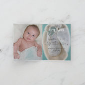 洗礼のお知らせ 招待状 (内部)