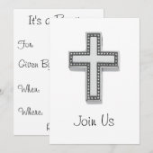 洗礼のご案内・招待状 招待状 (正面/裏面)