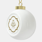 洗礼のオーナメント セラミックボールオーナメント (右)