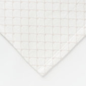 洗礼の十字の金ゴールドの十字架像の網 フリースブランケット (角)