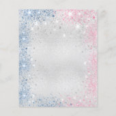 洗礼の少年 少女 青 ピンク 予算 ご案内 チラシ (裏面)