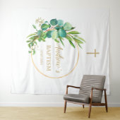 洗礼の少年 背景 - ユーカリのグリーン タペストリー (インサイチュ(横))