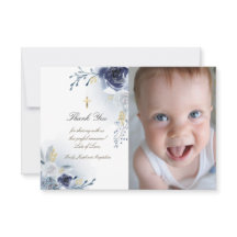 洗礼の感謝を伝える青いバラ