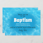 洗礼の招待状 招待状 (正面/裏面)