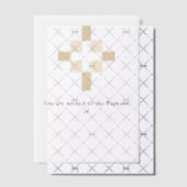 洗礼の招待 ベラム紙招待状 (オフセット (招待状))