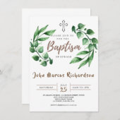 洗礼の招待 招待状 (正面/裏面)