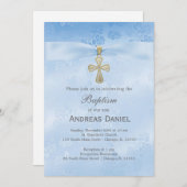 洗礼の青い薔薇 招待状 (正面/裏面)