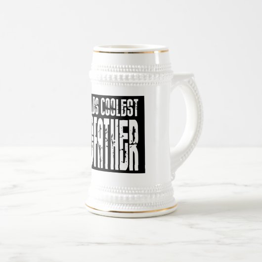 洗礼の《キリスト教》洗礼式や命名式のギフトの世界の最もクールな教父 ビールジョッキ (正面右)