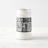 洗礼の《キリスト教》洗礼式や命名式のギフトの世界の最もクールな教父 ビールジョッキ (中央)