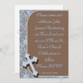 /洗礼または聖餐の洗礼を施すこと招待状 招待状 (正面/裏面)