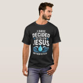 洗礼を受けた私はイエスに従うことを決意しました 洗礼 C Tシャツ (正面フル)