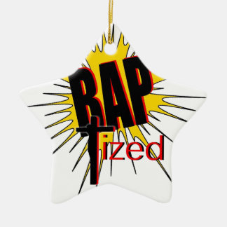 洗礼を施される!  自慢しているすべてのためのギフト セラミックオーナメント