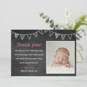 洗礼を施している女の子か洗礼のサンキューカード サンキューカード (スタンド正面)