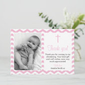 洗礼を施している女の子か洗礼のサンキューカード サンキューカード (スタンド正面)