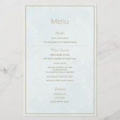 洗礼エレガントメニューカードベビー (裏面)