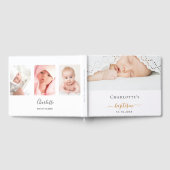 洗礼カスタム写真モダン女 ゲストブック (全面)