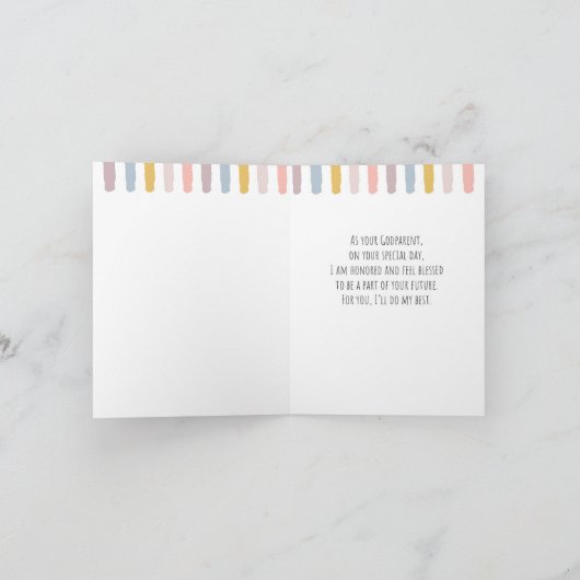 洗礼カード カード (内部)