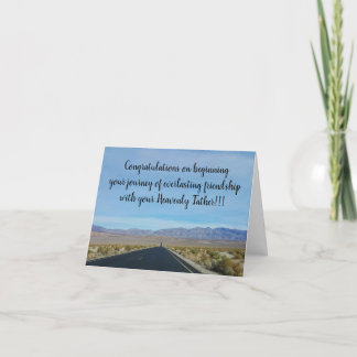 洗礼カード サンキューカード