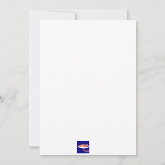 洗礼カード 招待状 (裏面)