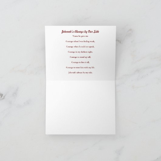 洗礼カード#0001 案内状 (内部)