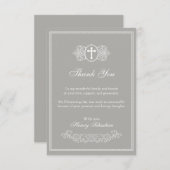 洗礼サンキューカード サンキューカード (正面/裏面)