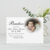 洗礼デコレーション 招待状 (スタンド正面)