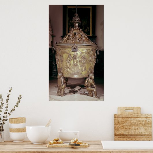 洗礼フォント表示 ポスター (キッチン)