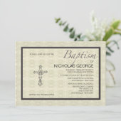 洗礼フォーマル招待状 招待状 (スタンド正面)